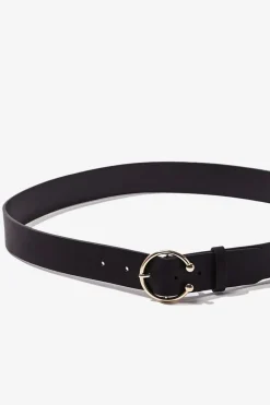 Faux Leather O-Ring Belt