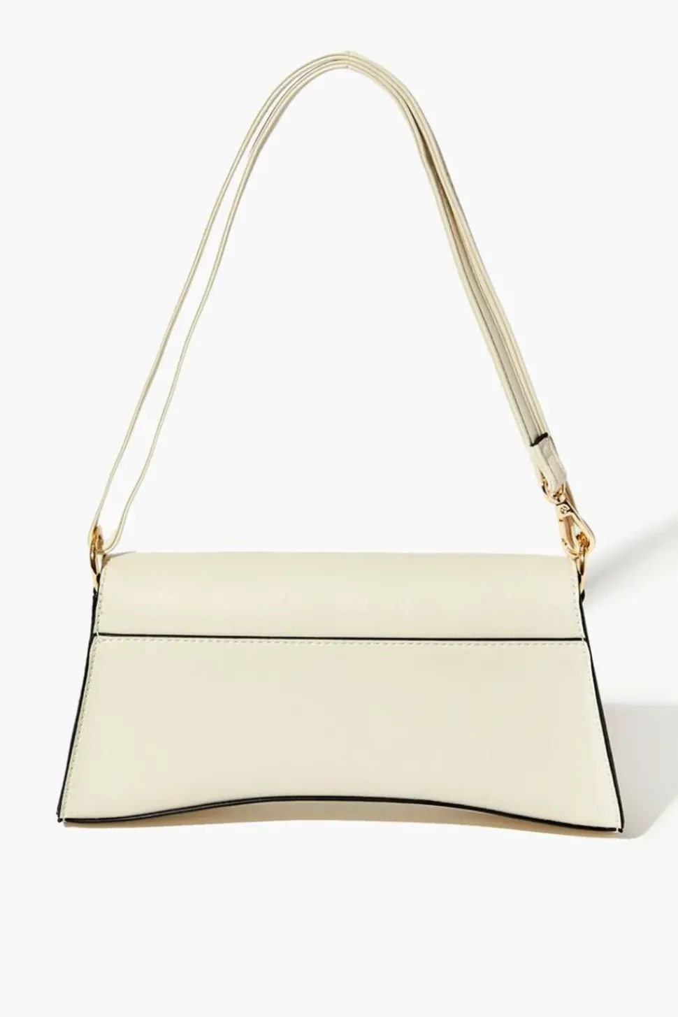 Faux Leather O-Ring Crossbody Bag