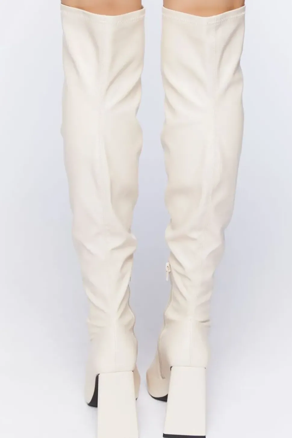 Faux Leather Over-The-Knee Boots