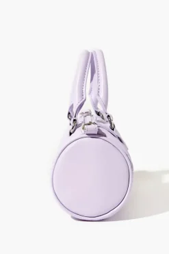 Faux Leather Quilted Crossbody Bag