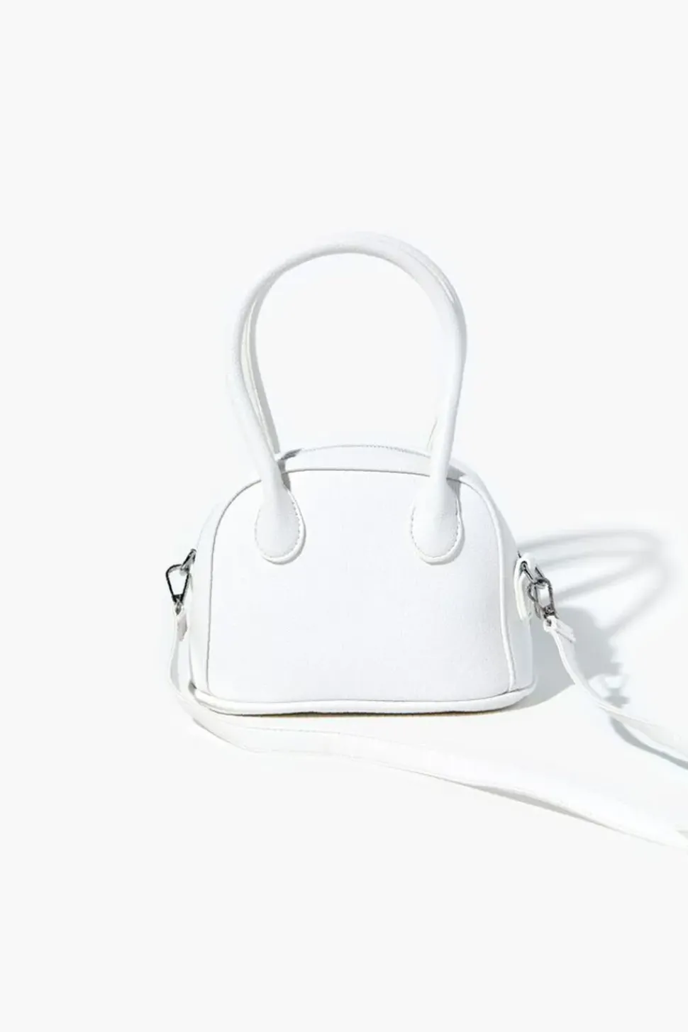 Faux Leather Satchel