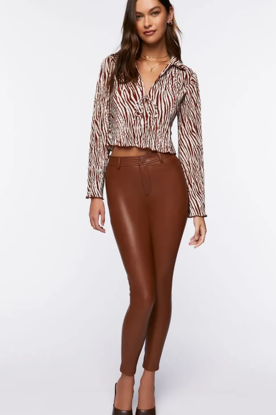 Faux Leather Skinny Pants
