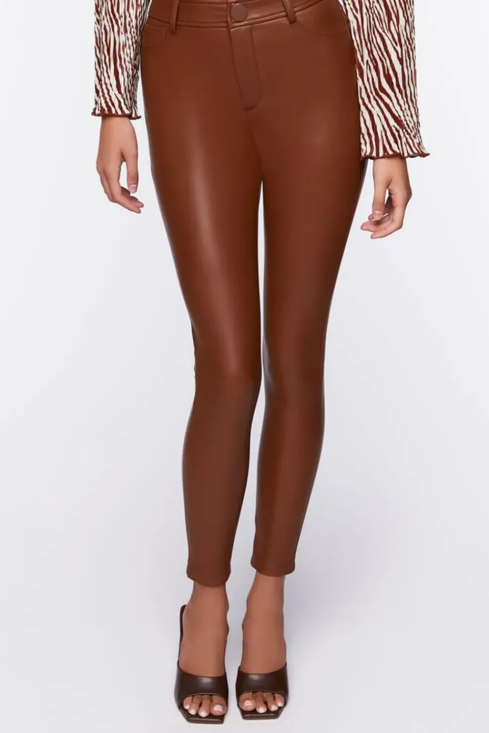 Faux Leather Skinny Pants