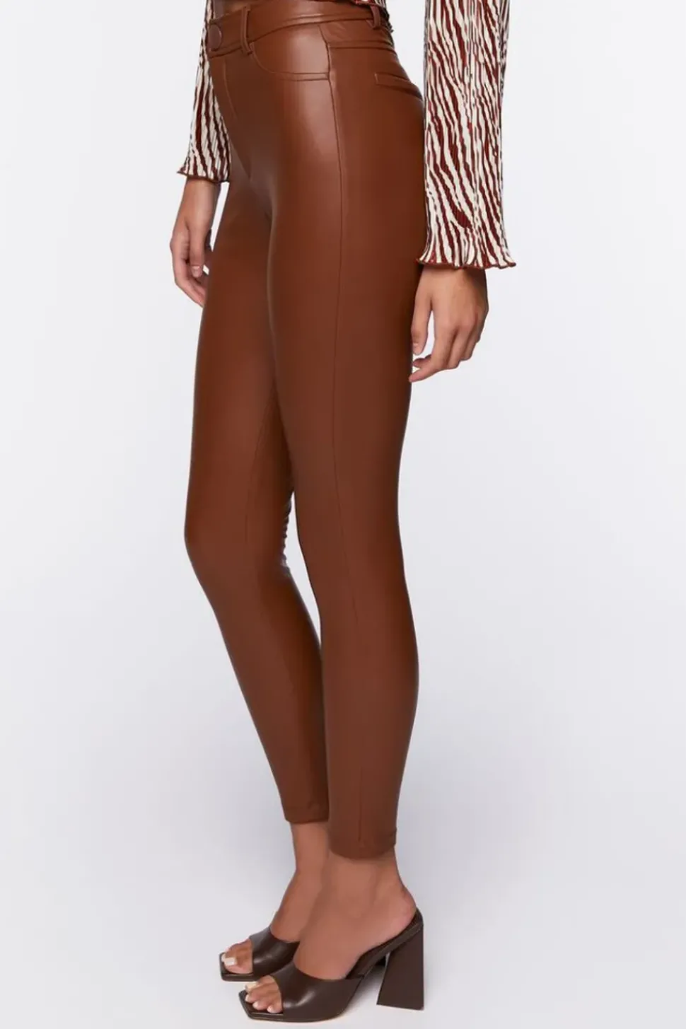 Faux Leather Skinny Pants