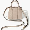 Faux Patent Croc Leather Handbag
