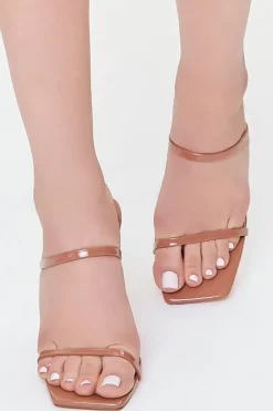 Faux Patent Leather Heels