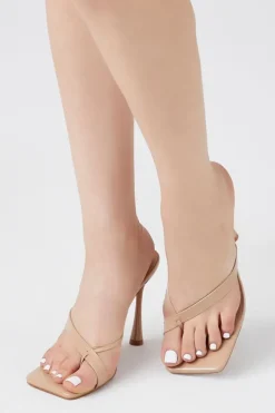 Faux Patent Leather Stiletto Heels