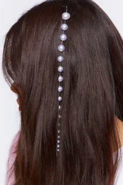 Faux Pearl Hair Chain