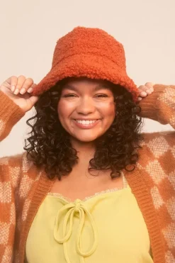 Faux Shearling Bucket Hat