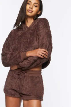 Faux Shearling Lounge Shorts