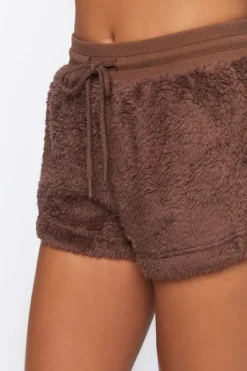 Faux Shearling Lounge Shorts