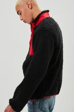 Faux Shearling Zip-Up Jacket