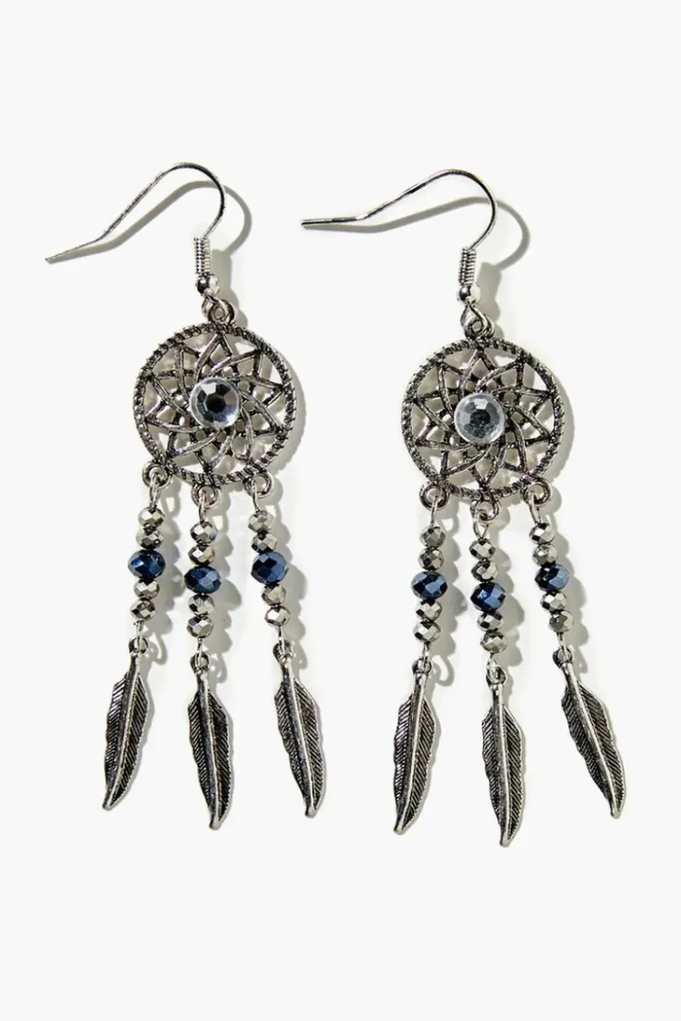 Faux Stone Dreamcatcher Drop Earring Set
