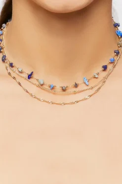 Faux Stone Layered Necklace