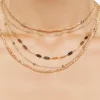 Faux Stone Layered Necklace