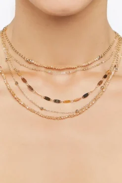 Faux Stone Layered Necklace
