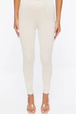 Faux Suede Ankle Pants