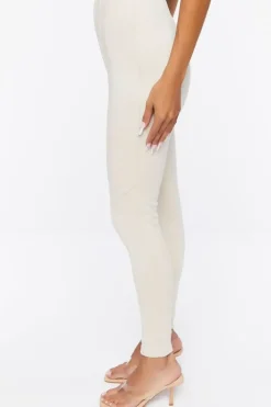 Faux Suede Ankle Pants