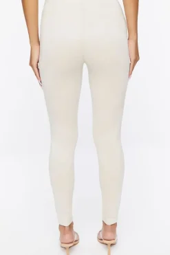 Faux Suede Ankle Pants