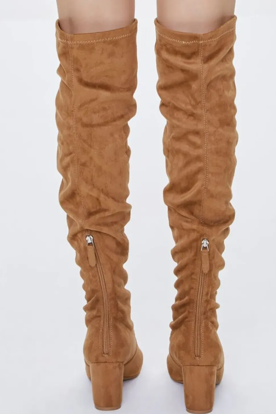 Faux Suede Over-The-Knee Boots