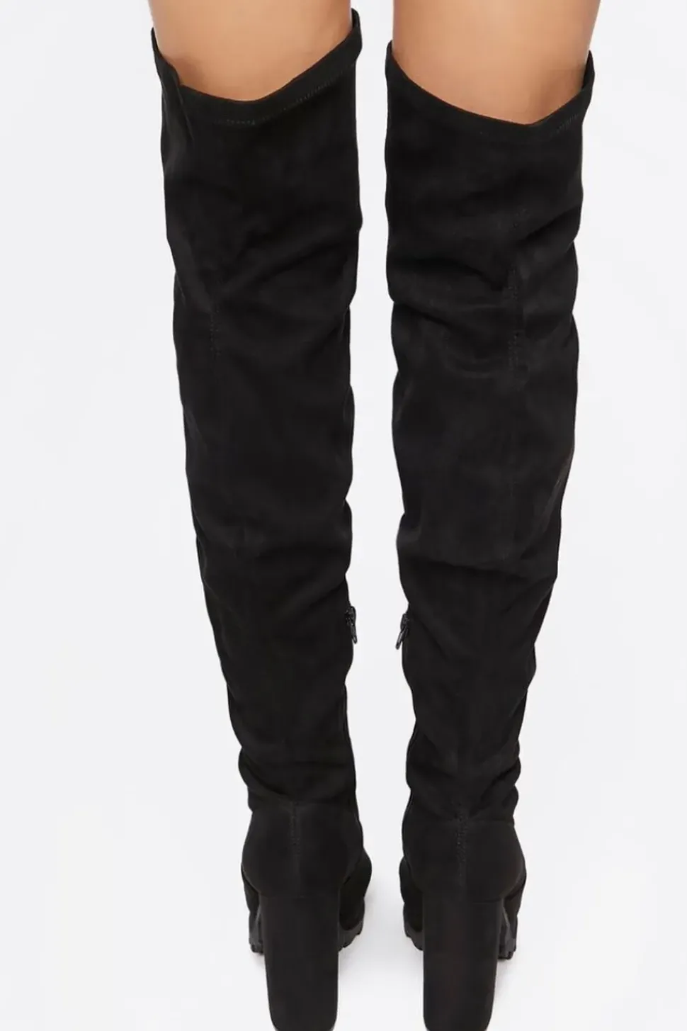 Faux Suede Over-The-Knee Boots