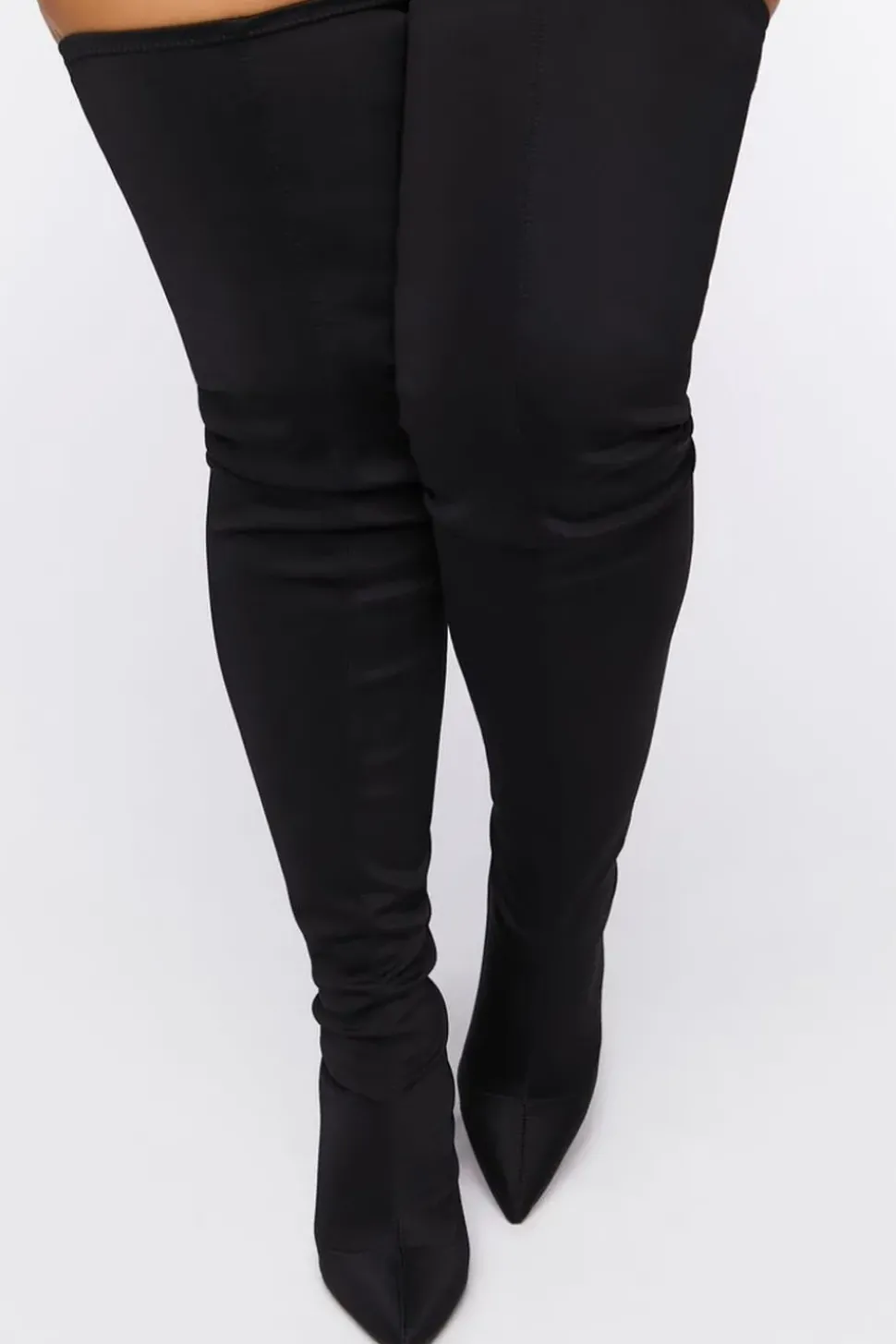 Faux Suede Over-The-Knee Boots (Wide)