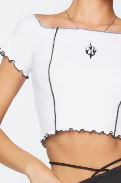 Flame Graphic Baby Tee