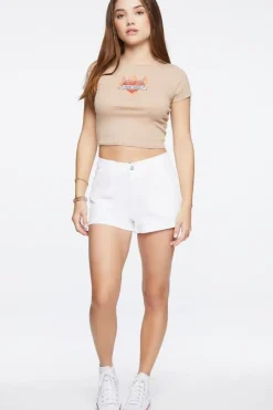 Flaming Heart Graphic Baby Tee
