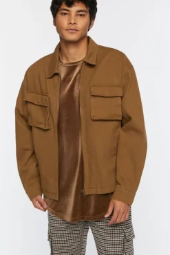 Flap Pocket Bomber Jacket