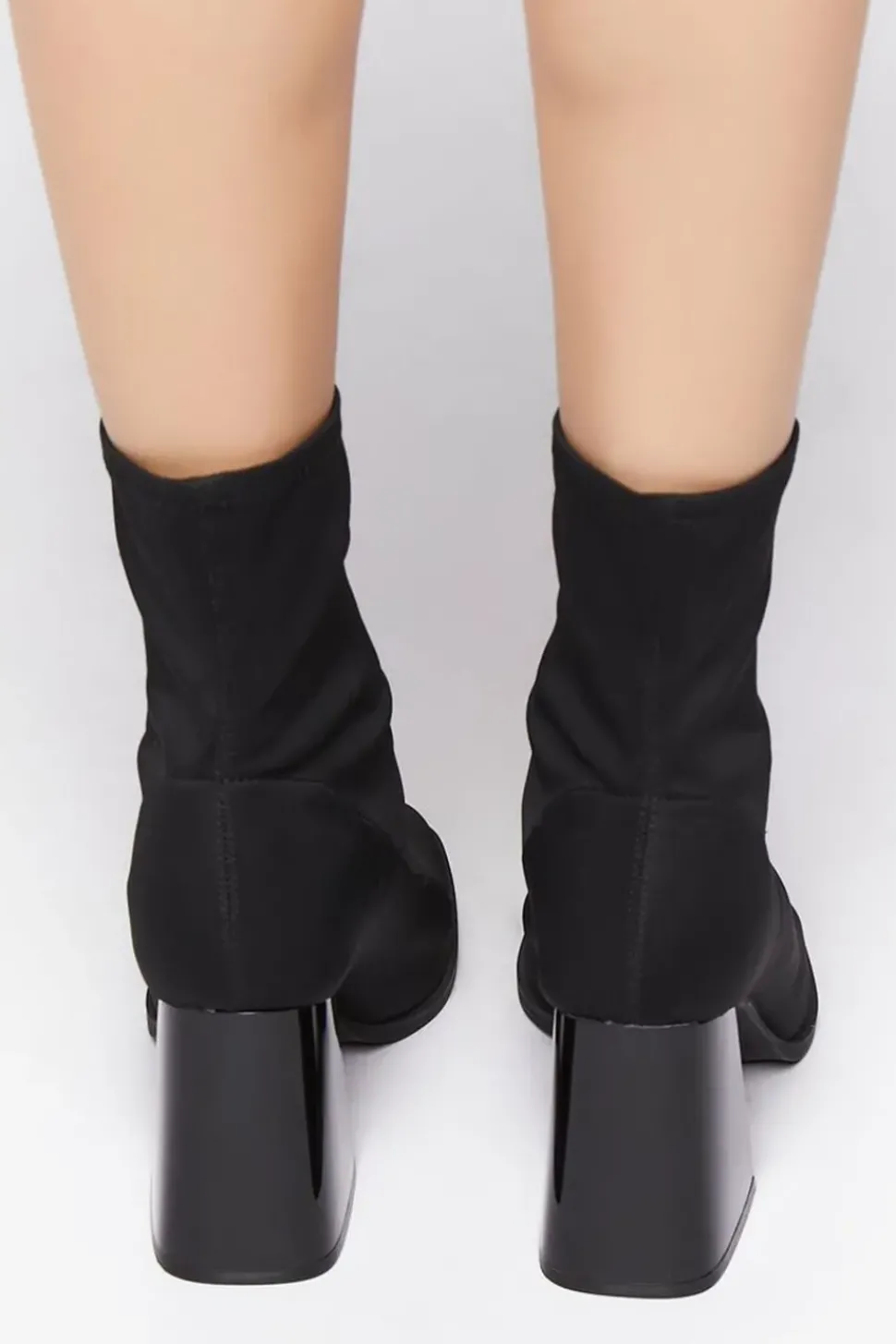 Flare Heel Sock Booties