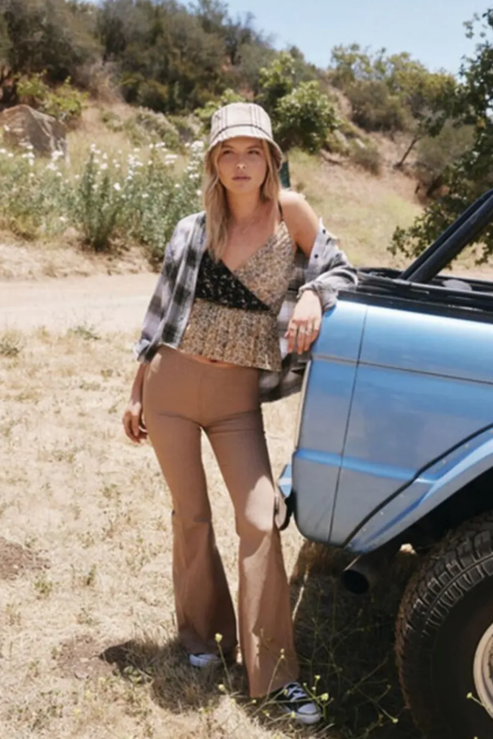 Flare Mid-Rise Jeans