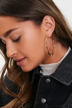 Flat Hoop Earrings
