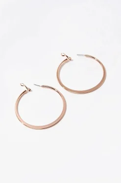 Flat Hoop Earrings