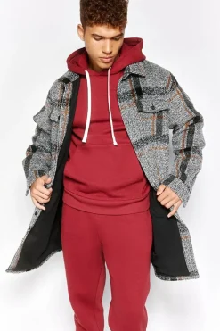 Fleece Drawstring Hoodie