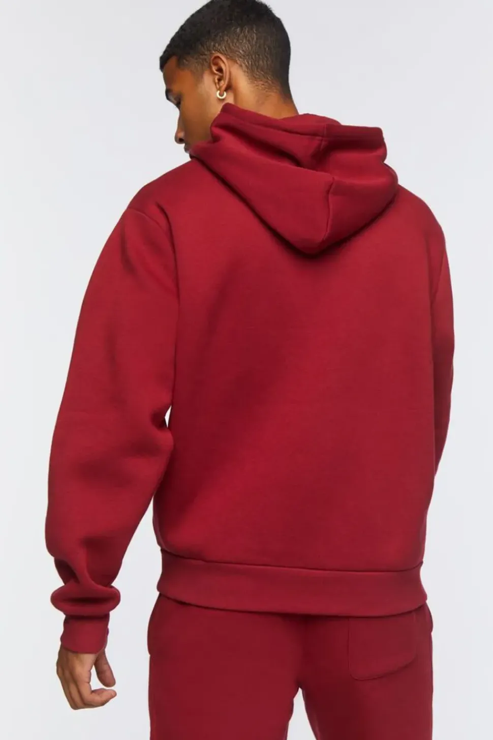 Fleece Drawstring Hoodie