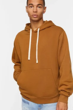 Fleece Drawstring Hoodie