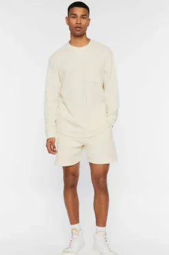 Fleece Drawstring Shorts