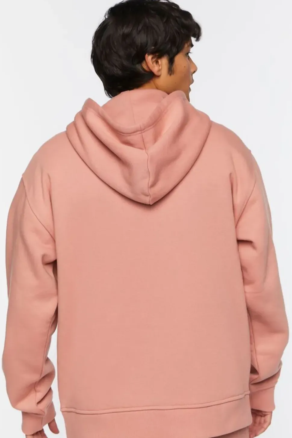 Fleece Drop-Sleeve Hoodie