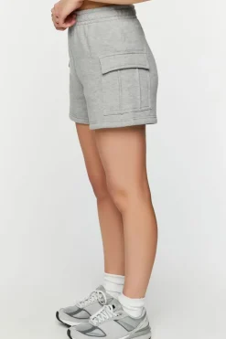 Fleece Flap-Pocket Shorts