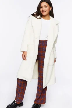 Fleece Longline Coat