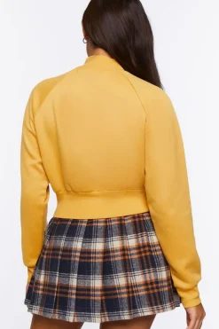 Fleece Mock Neck Pullover