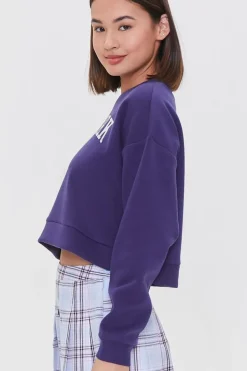 Fleece New York Graphic Pullover