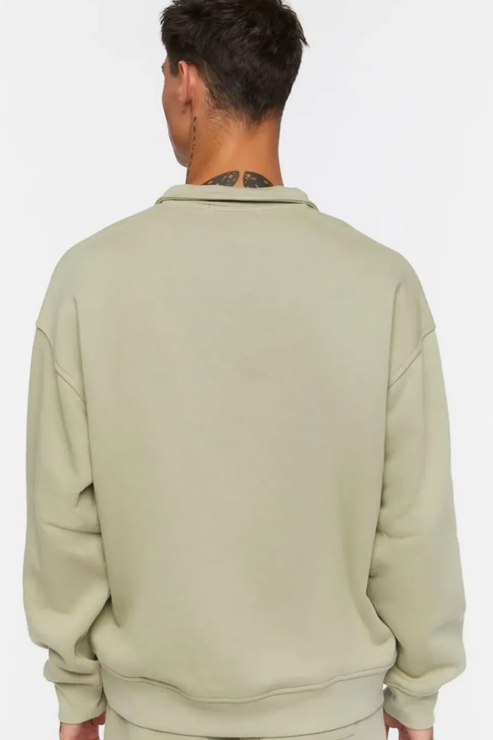 Flocked Still Going Graphic Half-Zip Pullover