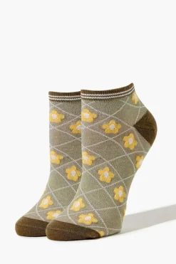 Floral Ankle Socks
