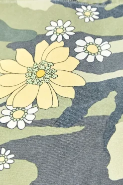 Floral Camo Print Tote Bag