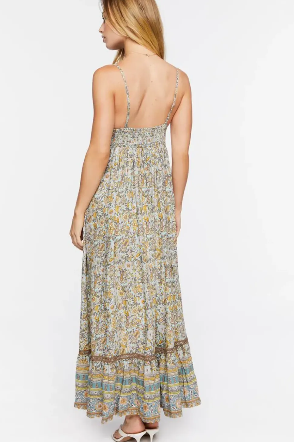 Floral Crochet Maxi Dress