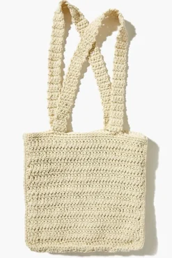 Floral Crochet Tote Bag
