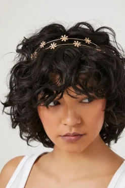 Floral-Embellished Headband