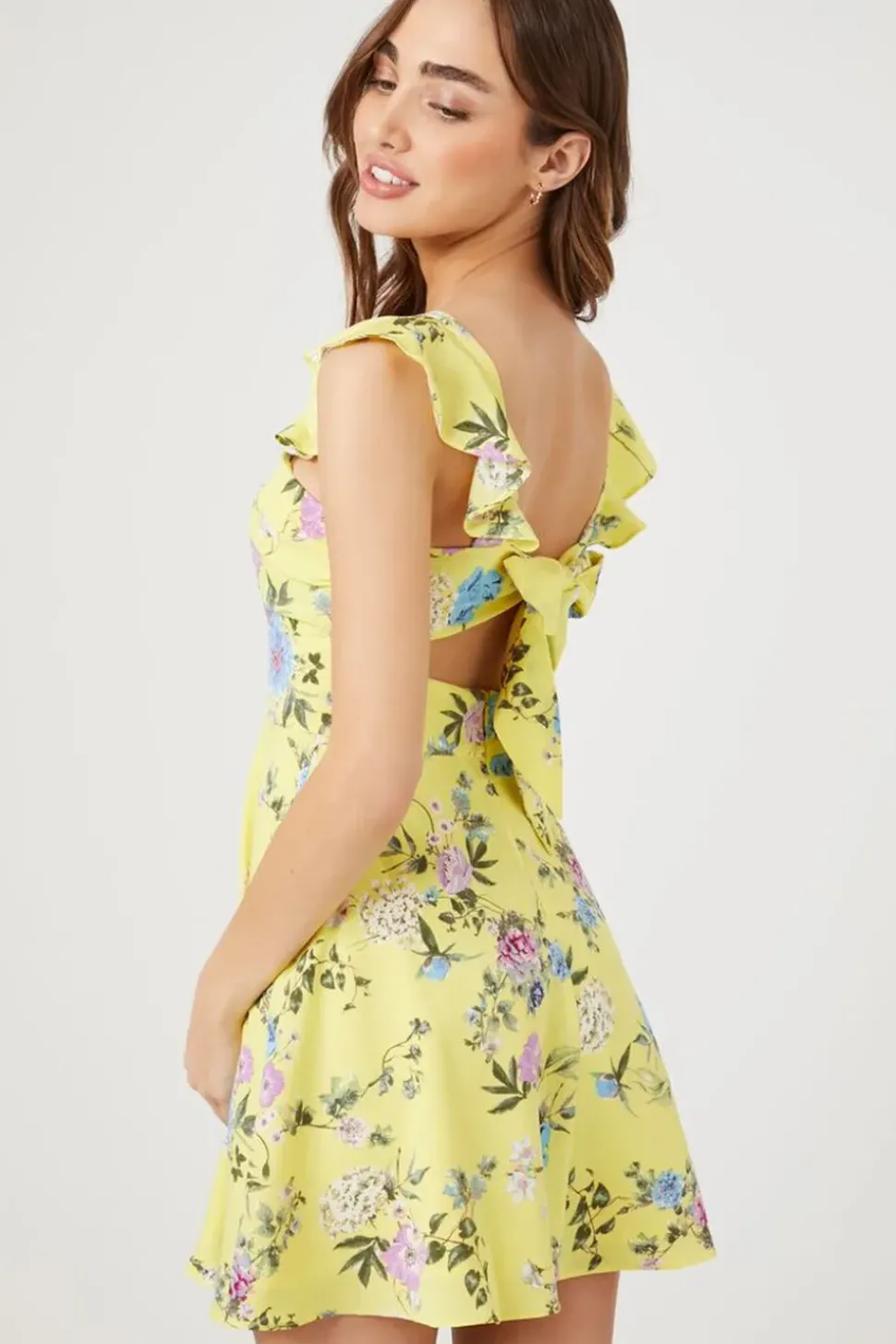 Floral Fit & Flare Mini Dress