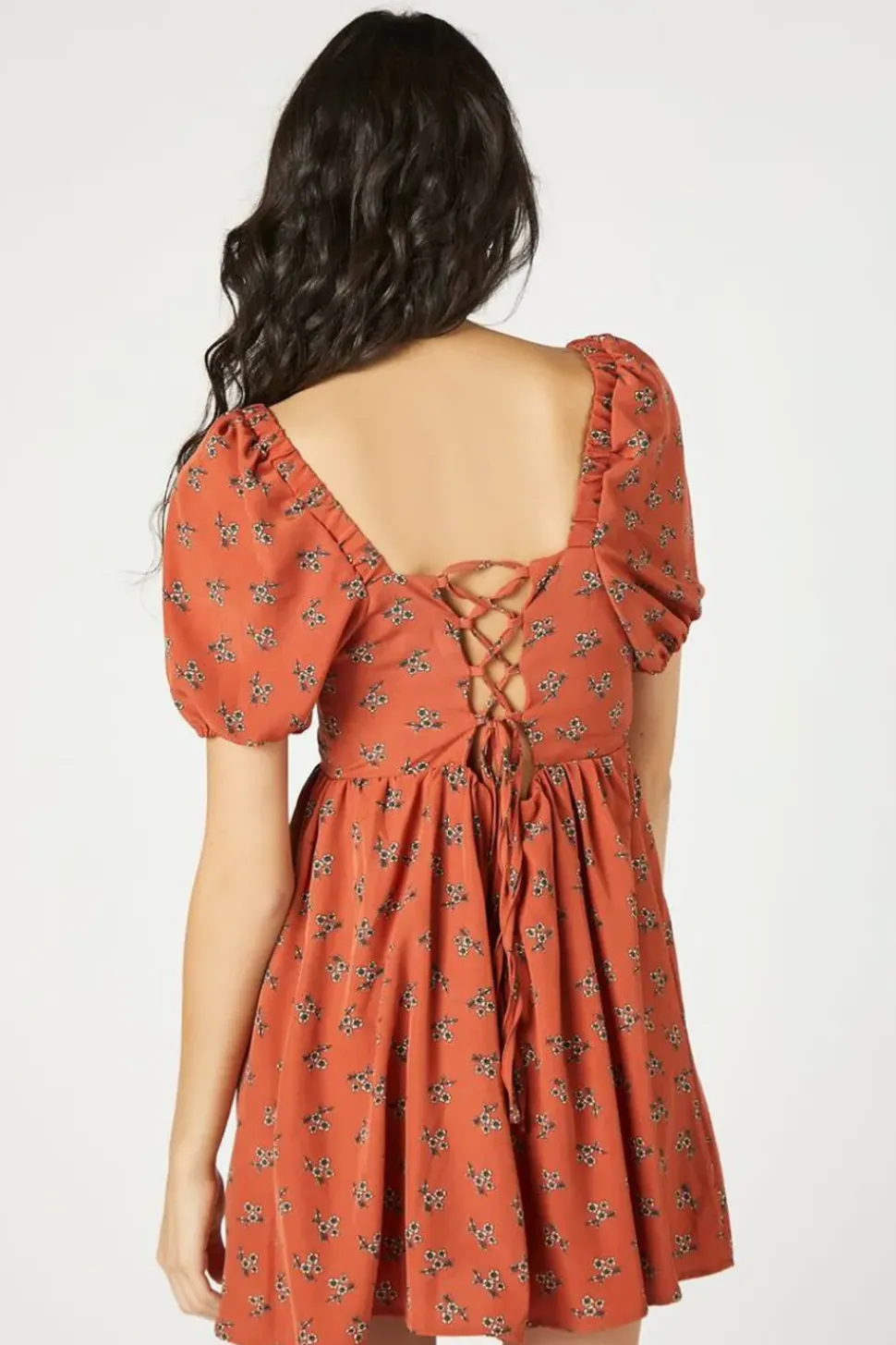 Floral Fit & Flare Mini Dress